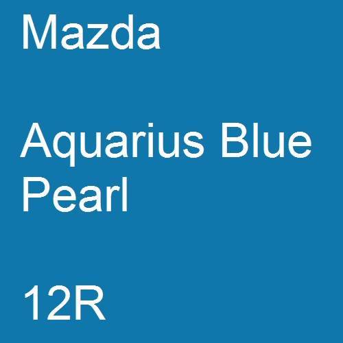 Mazda, Aquarius Blue Pearl, 12R.